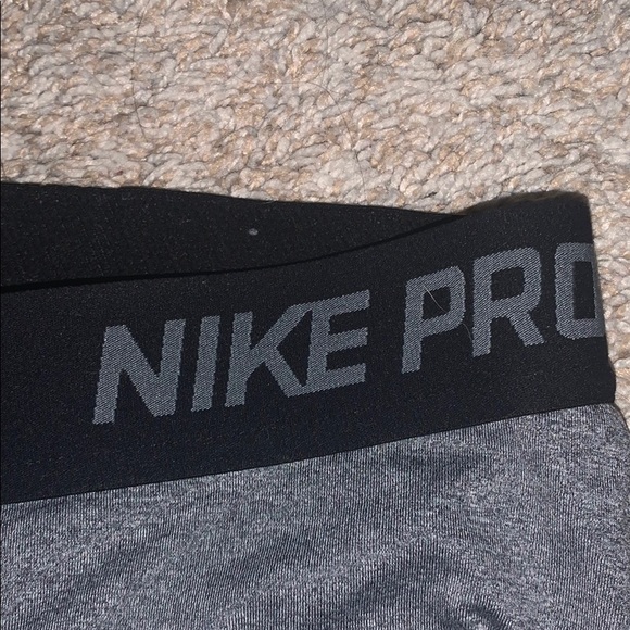 Grey Nike Pro Leggings - Picture 4 of 5
